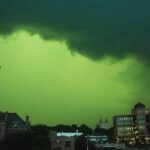 Extraña tormenta hace que el cielo se vuelva verde en Sioux Falls (Dakota del Sur)