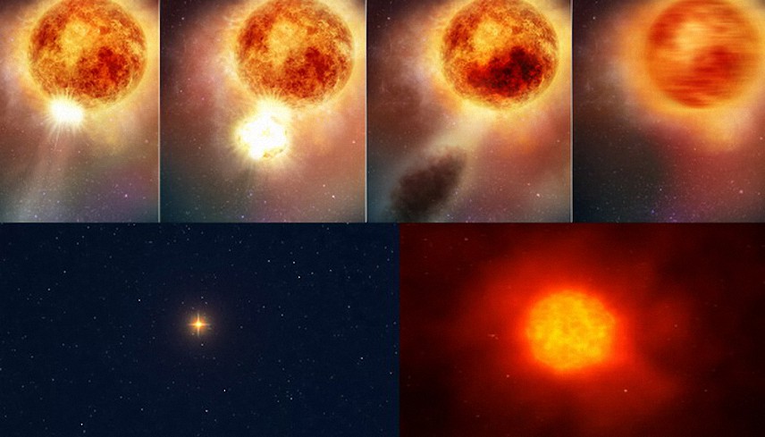 Nunca antes visto: Una estrella supergigante en la constelación de Orión explota