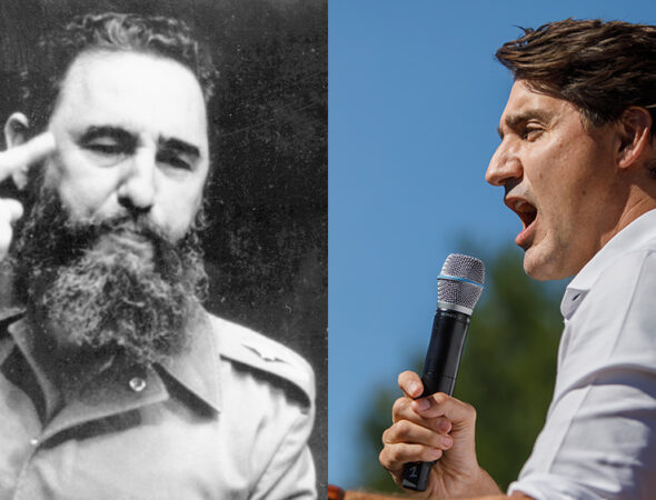 Fidel-Castro-and-Justin-Trudeau
