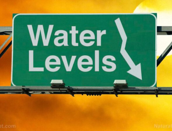 Water-Levels-Down-Drought-Sign
