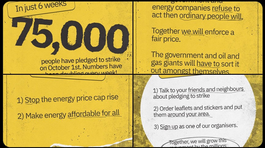 “La revolución ha comenzado”: ​​75,000 británicos dejarán de pagar las facturas de energía en medio de la tormenta inflacionaria