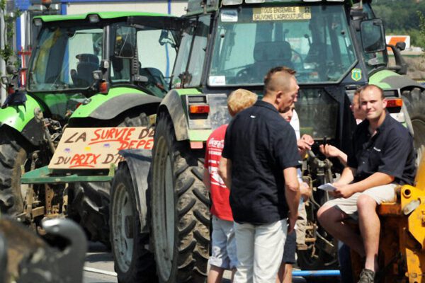 Agricultores belgas defienden su modus vivendi