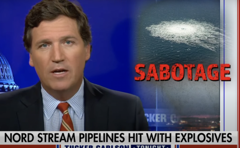 Tucker Carlson: La administración Biden ‘puede haber volado’ gasoductos en el Mar Báltico