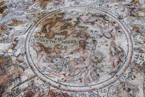 Gran mosaico romano en Siria