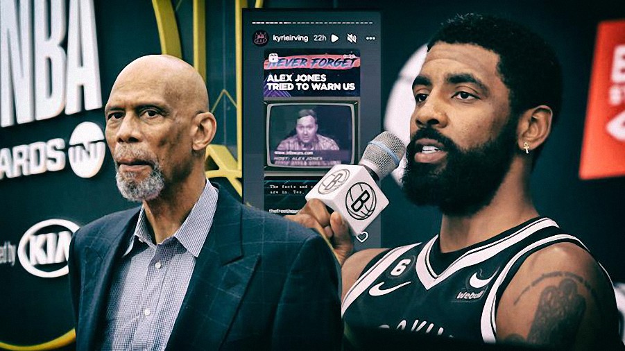 La leyenda de la NBA Kareem Abdul-Jabbar critica a Kyrie Irving de los Brooklyn Nets por compartir el video de Alex Jones