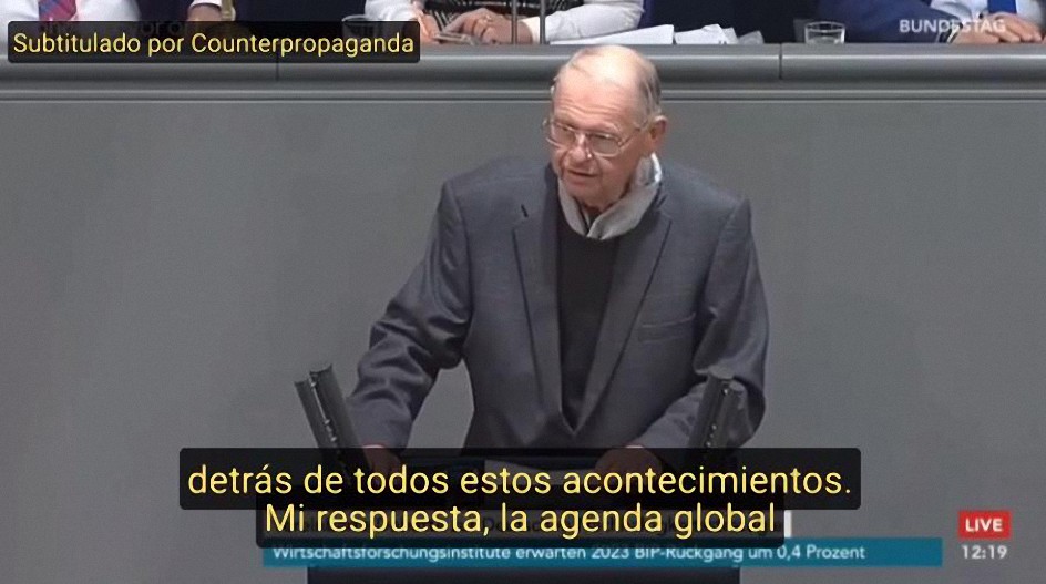 Un diputado alemán dice la verdad sobre la Agenda 2030