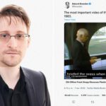 Snowden comparte «el video más importante del año» grabado en 1983