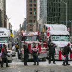 EE.UU. presionó a Canadá para poner fin a las protestas de camioneros de principios de año