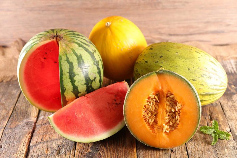 Melones y las sandías: 10 beneficios para la salud