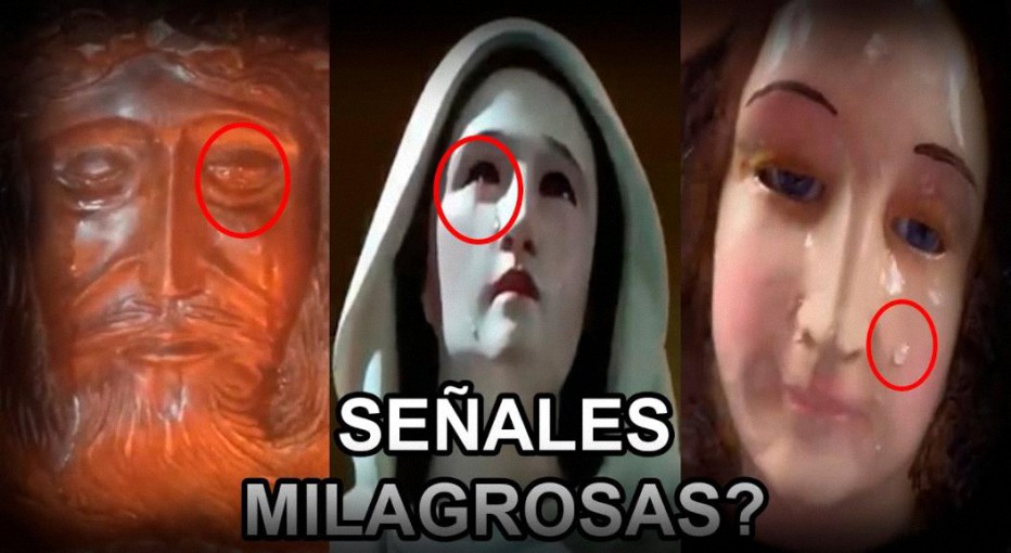 Imágenes religiosas llorando en varios lugares del mundo ¿señales milagrosas?