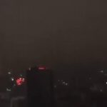 Nube negra oscureció el cielo en Estambul (Turquía) ¡El sol desapareció por varios minutos!