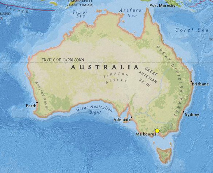 Edificios agrietados reportados después que un terremoto superficial de 3.8 golpeara Melbourne, el más fuerte desde 1902