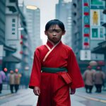 Niño viajero en el tiempo de la antigua China que apareció en Hong Kong