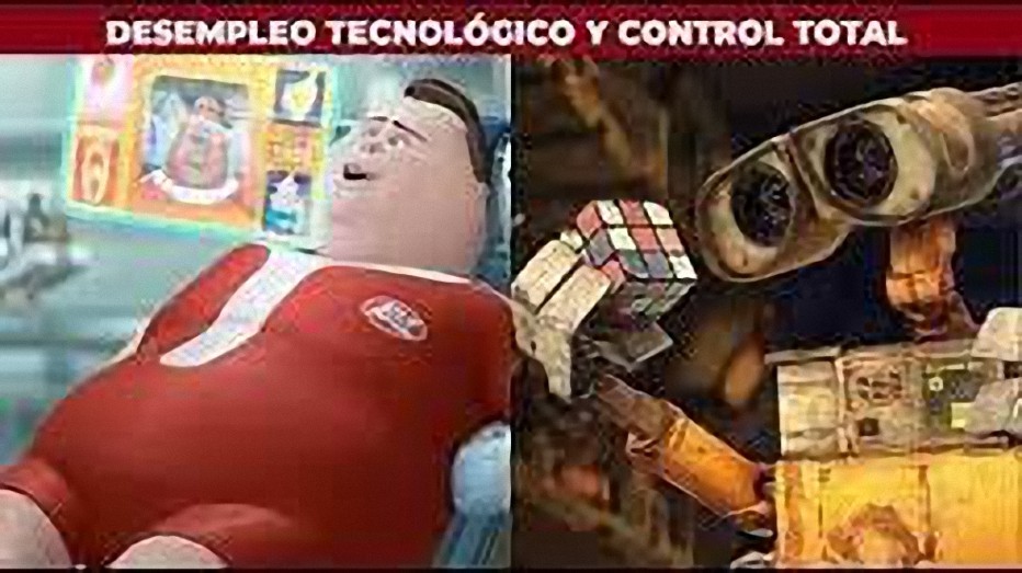 El oscuro futuro que nos ilustra Wall-E: Desempleo tecnológico y control total