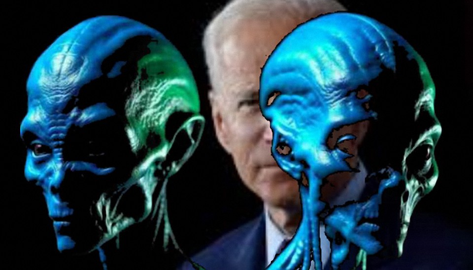 Informante desconocido: «Hay un video de Biden reuniéndose con tres extraterrestres»