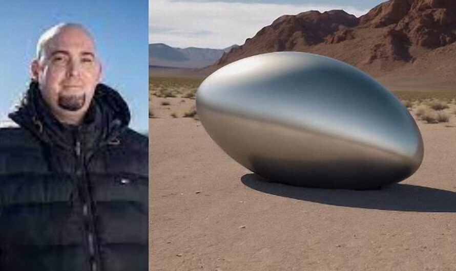 Un ovni  de metal con forma de huevo fue almacenado en el Área 51, dice un contratista militar