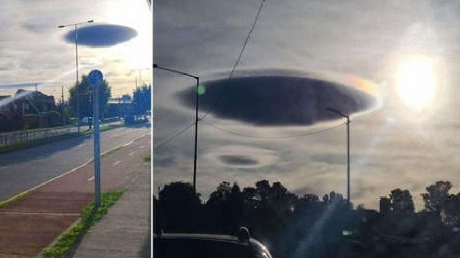 ¿Ovni o nube?: un peculiar fenómeno en el cielo de Chile causa conmoción en la población