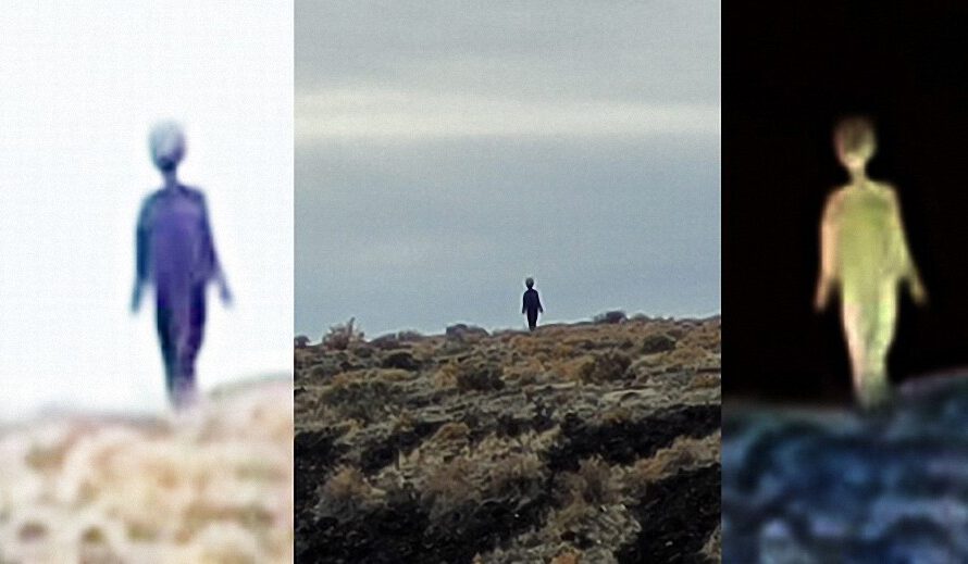 Mujer capta un ser extraterrestre en Utah, EE. UU.