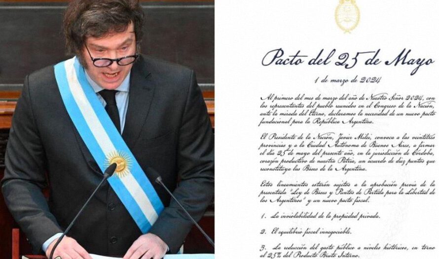 El Pacto de Mayo de Milei ¿fue vaticinado por Parravicini?