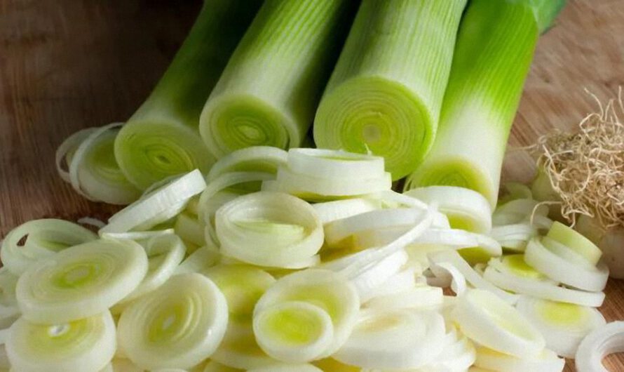 Puerro, rico en potasio, ligero y digestivo