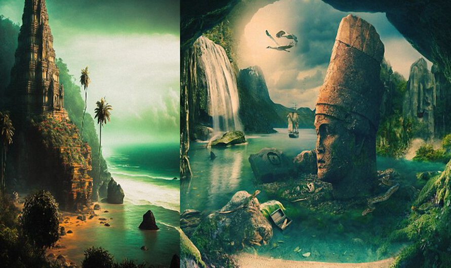 Un viajero árabe se encontró en una isla que conducía a un universo paralelo