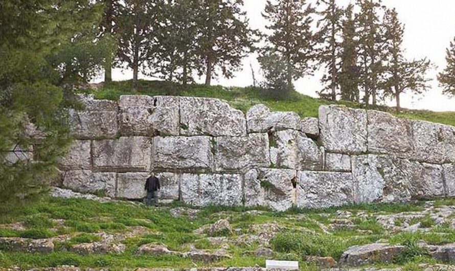 ¿Quién construyó el gigantesco muro megalítico poligonal de Pnyx?